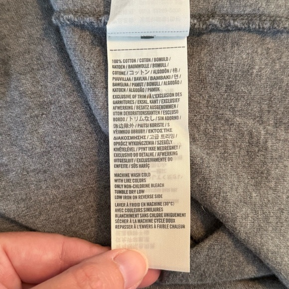 Abercrombie & Fitch Men Size M Muscle T-Shirt Gray/Blue Logo Spellout Preppy Y2K - Picture 4 of 7